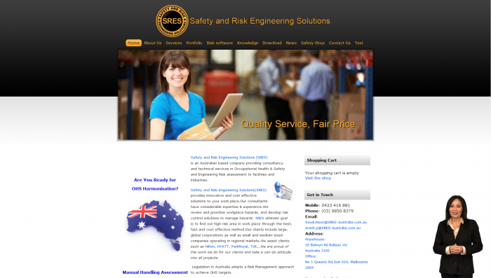 Website Design for SRES Australia