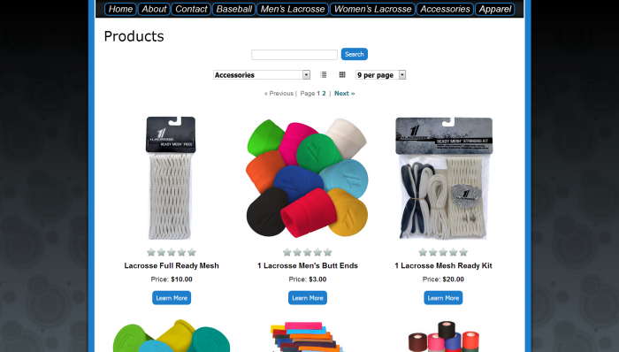 online shop website for la sports 3
