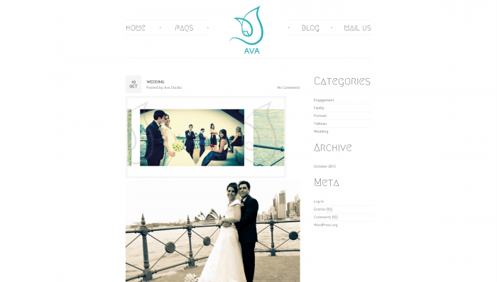 AVA Studio Website Design