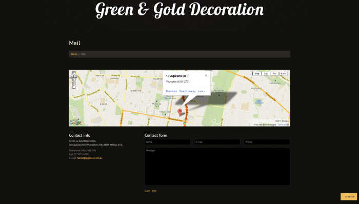 ggdeco website design 6